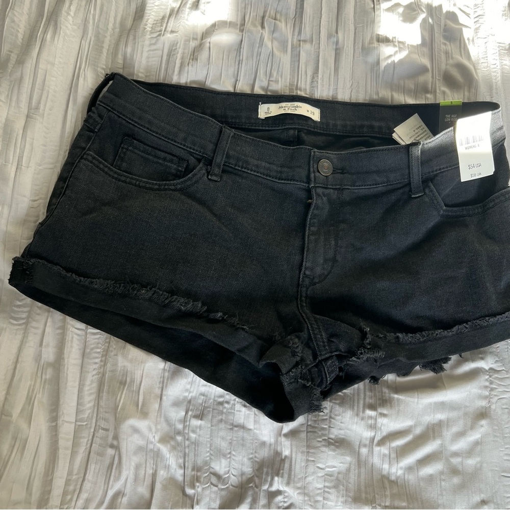 Abercrombie black shorts